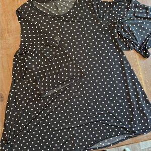 Black Polka Dot Boutique Women's Top
